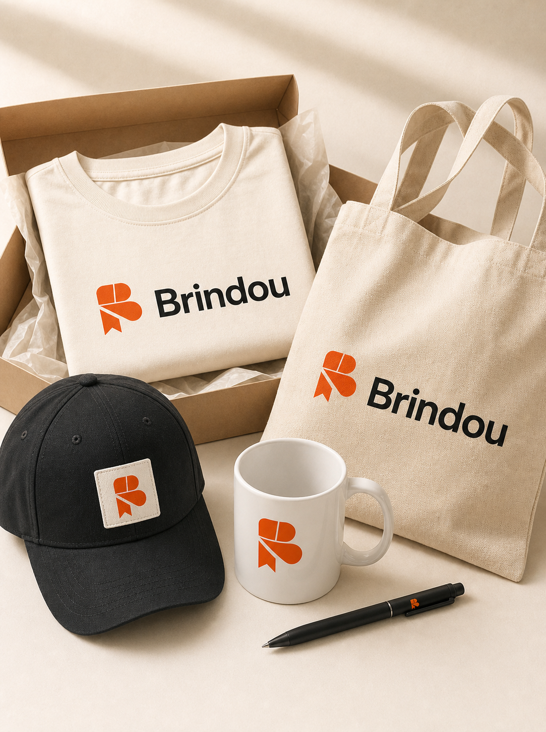 Kit corporativo Brindou